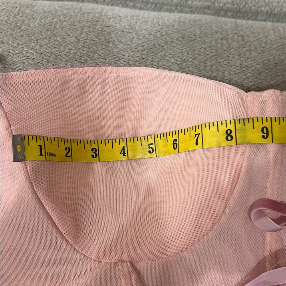 MADE TEUTA MATOSHI PINK SEQUIN CORSET TOP SIZE LARGE - Picture 14 of 15